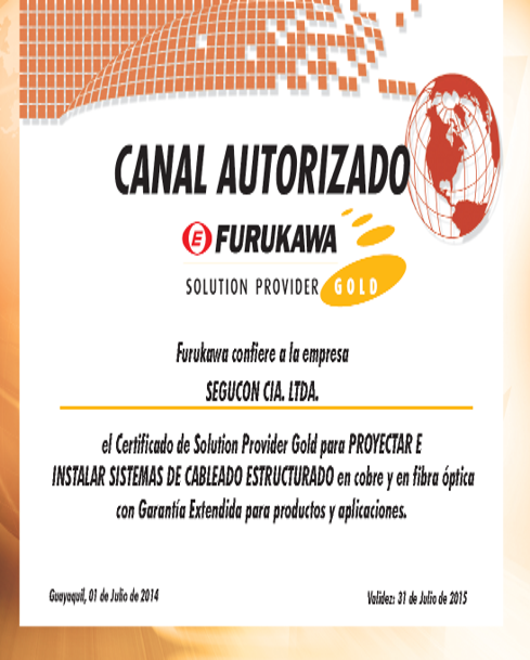 Certificado Ing. Arturo Moncayo